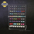 Jinbao Clear acrylique boucle d&#39;oreille affichage standsmall plexiglass bijoux affichage riser